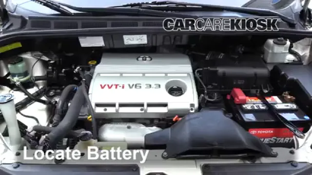 2006 Toyota Sienna LE 3.3L V6 Battery Replace